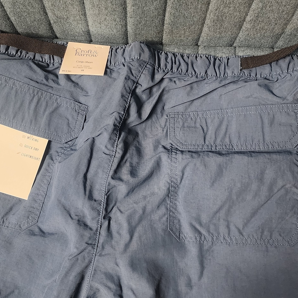 Croft & Barrow Blue Athletic Shorts - Picture 3 of 3